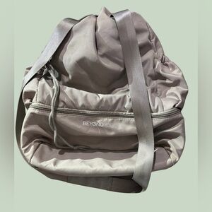 Beyond Yoga Gray Backpack